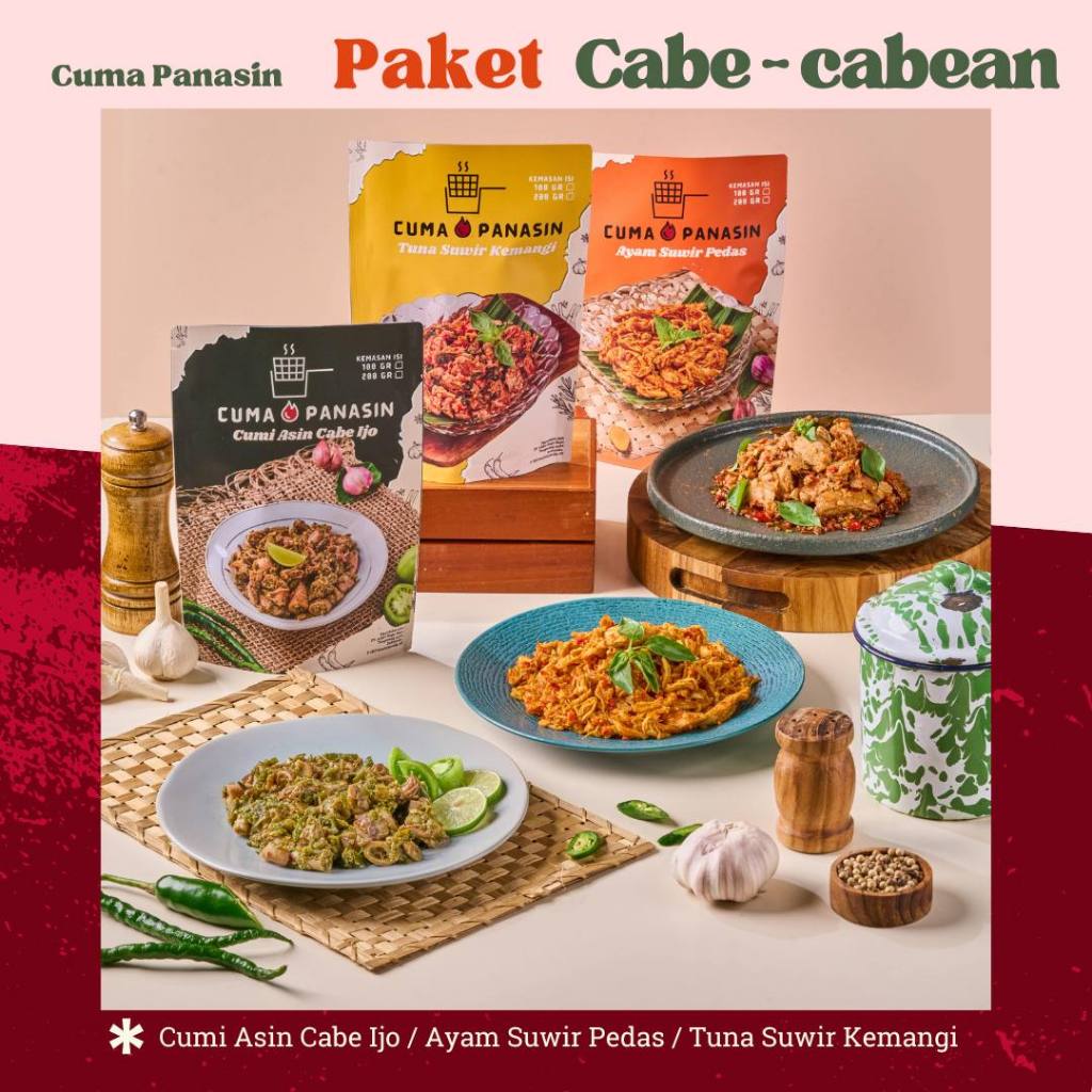 

PAKET CABE CABEAN - cuma panasin - frozen food - ready to eat