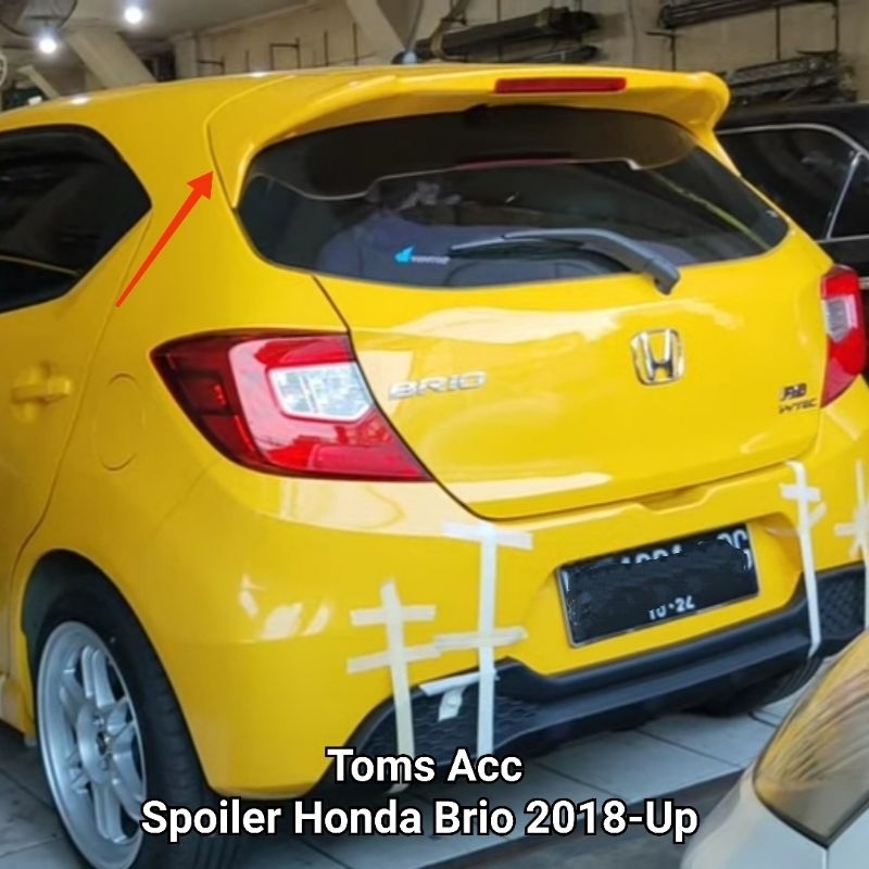Spoiler Brio 2018-2021 Wing Sayap Belakang Warna Honda Model Original