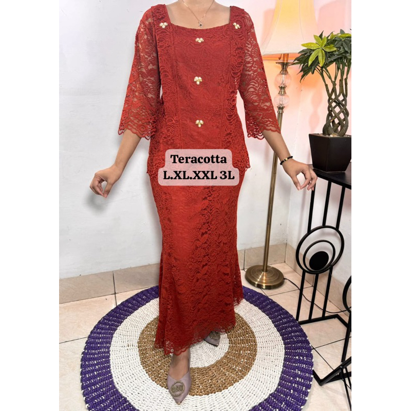 Set rok Brokat panjang