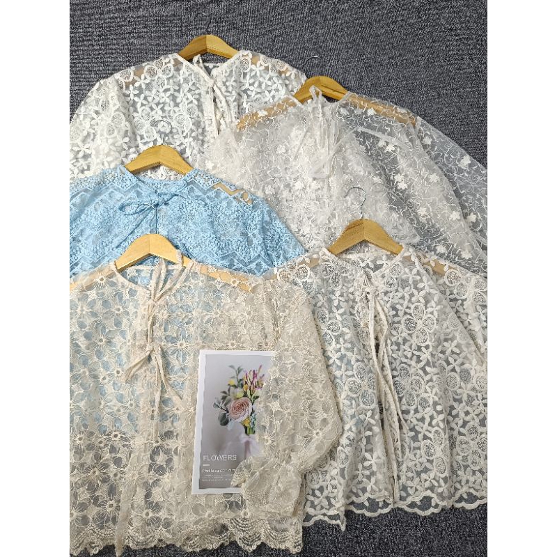 Lily Lace Outer | Outer Brukat | Outer Renda | Outer Korea | Outer Kondangan | Vest Brukat | Vest Le