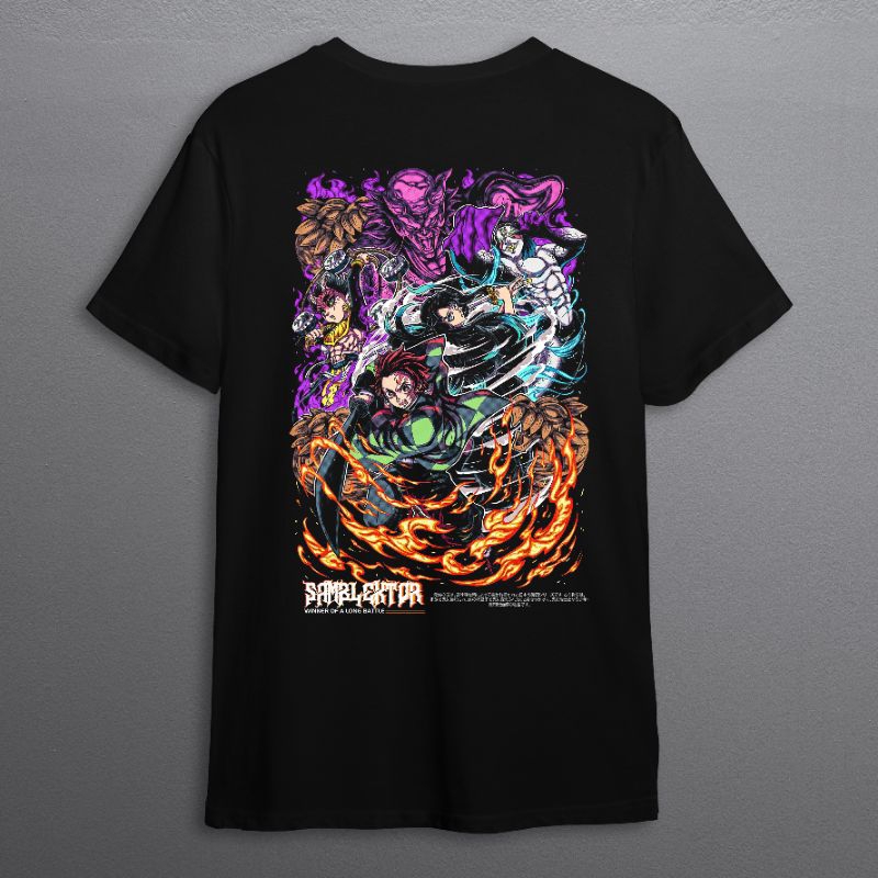 SAMBLEKTOR KAOS DEMON SLAYER KIMETSU NO YAIBA / KAOS KAMADO TANJIRO / KAOS ANIME TANJIRO / KAOS DIST