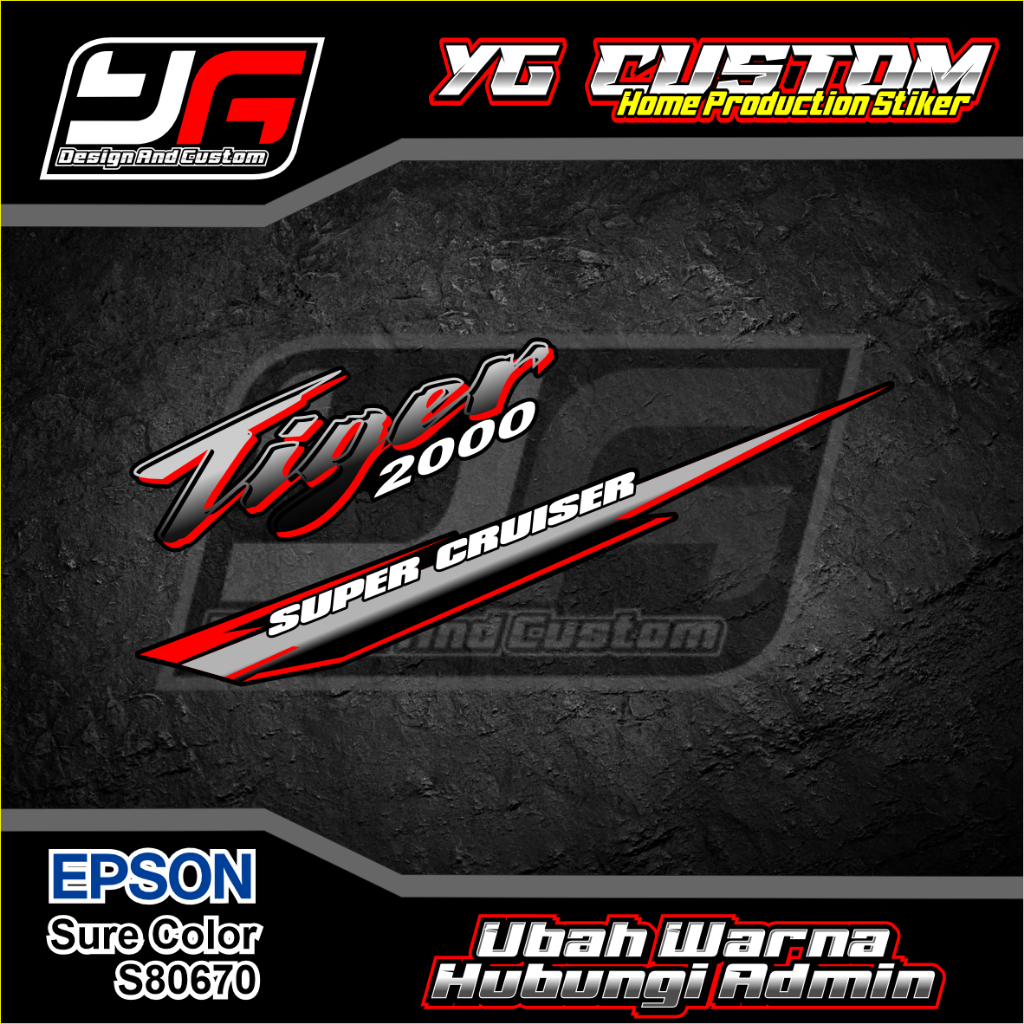 striping tiger merah tilam/tilas