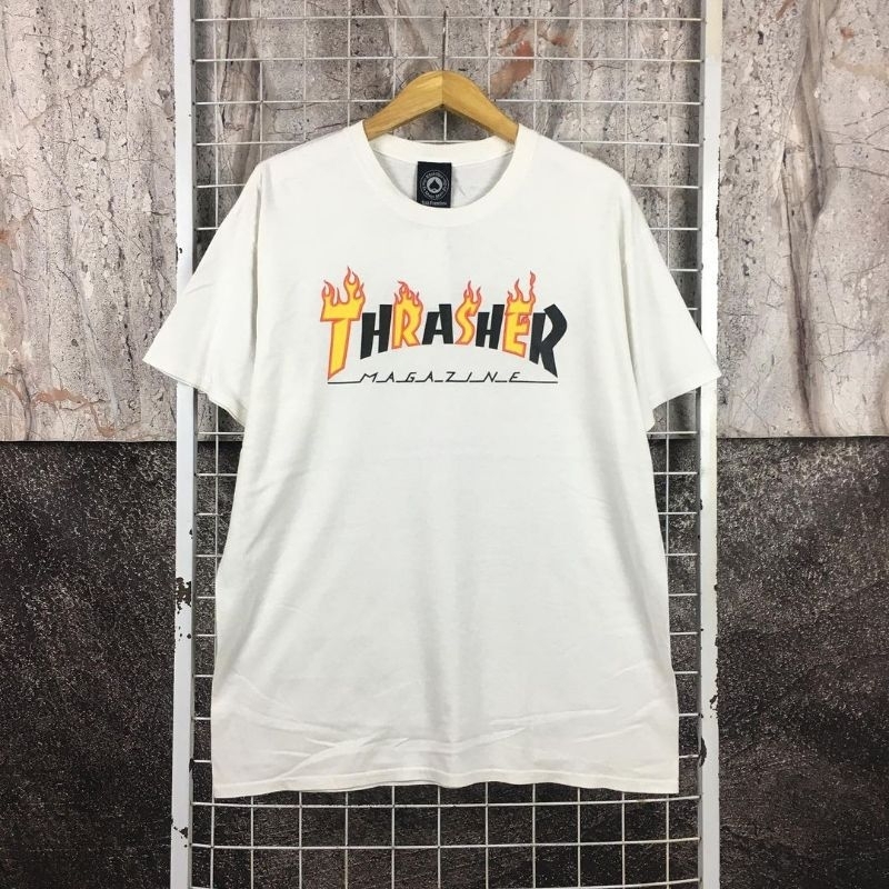 Kaos Trasher Original Second . SDA 03849 Second Bekas Preloved