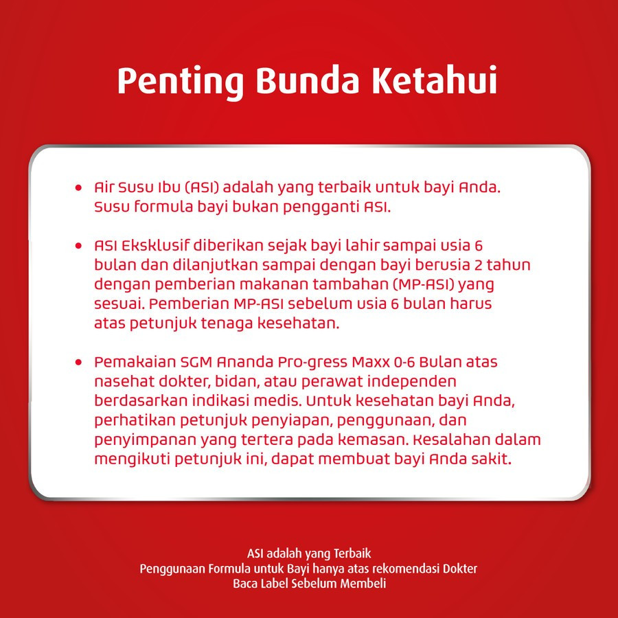 SGM Ananda 0-6 bulan