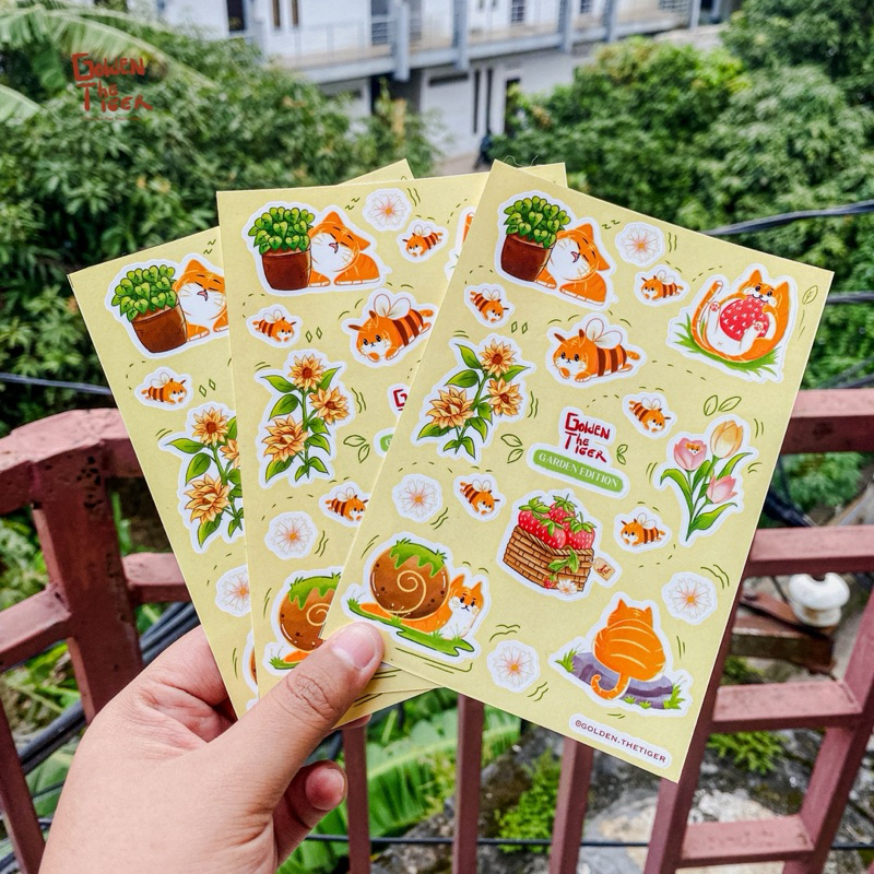 

Stiker Kucing Harimau - GOLDIE Garden Edition