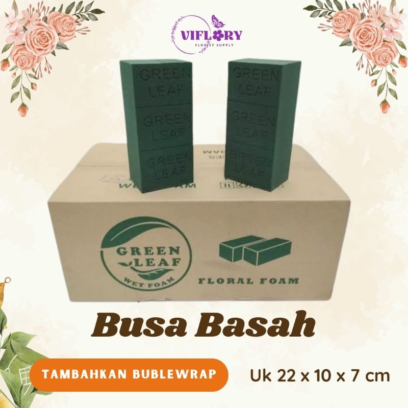 wet floral foam/ busa basah / oasis basah