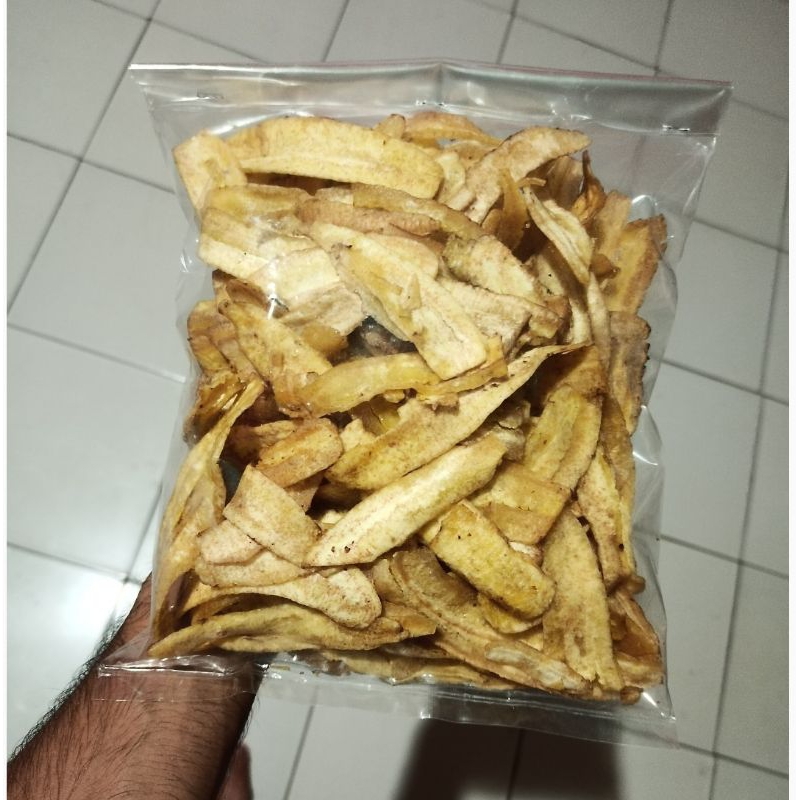 

keripik pisang Krispy rasa asin gurih 1 kg