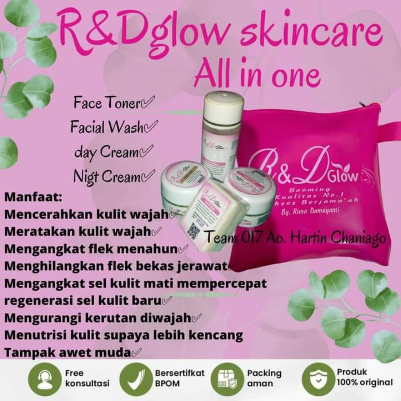 Skincare R&D Glow BPOM Ori