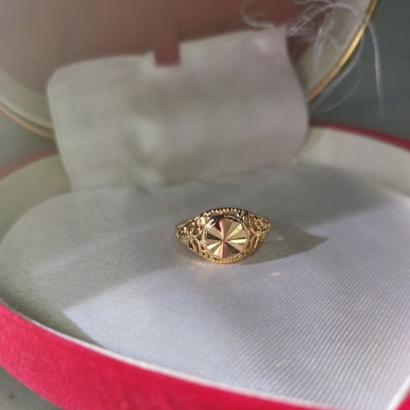 cincin dubai gold titanium lapis emas anti karat CD777