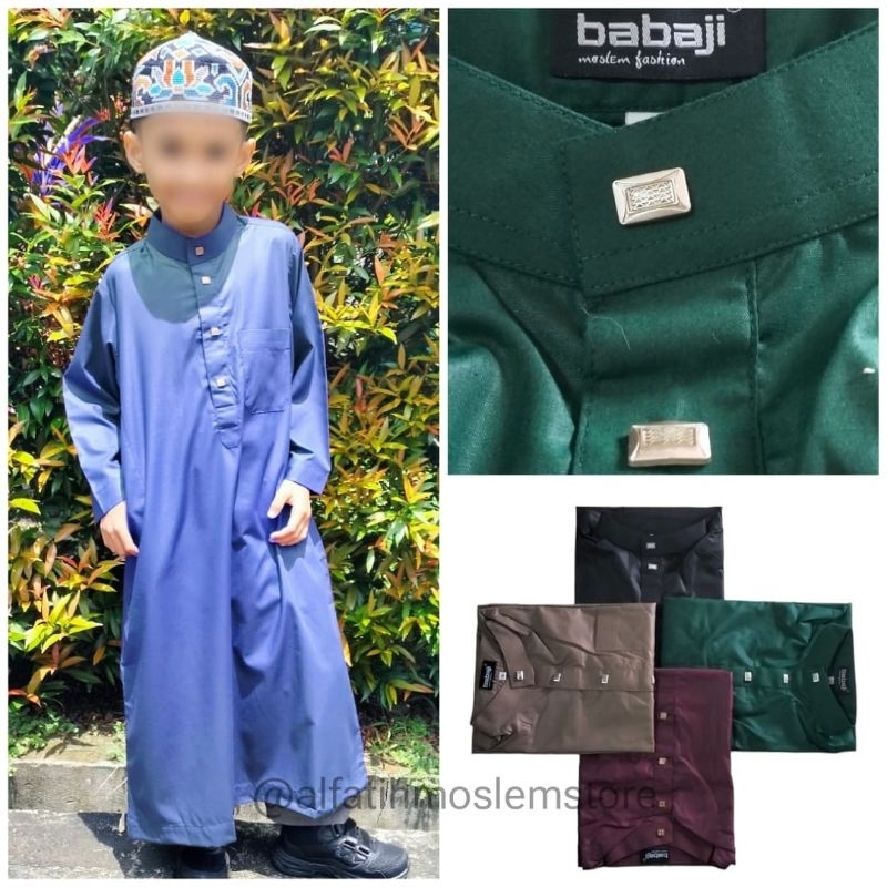 JUBAH ANAK ANNABAWI JUBAH ANAK BABAJI / JUBAH ANAK LAKILAKI BAHAN PREMIUM