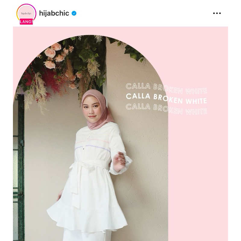 Hijabchic Tunik putih