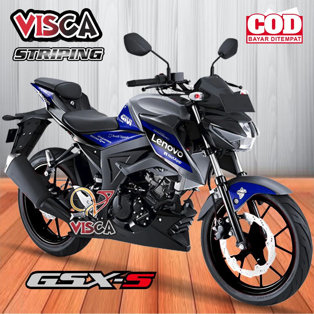Stiker Striping Gsx S150 Variasi Livery Ducati