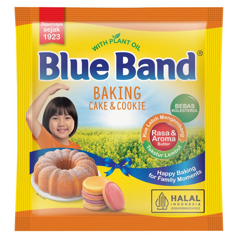 

Blue Band Cake & Cookie Margarine 200gr - EXP PANJANG FEB 2026