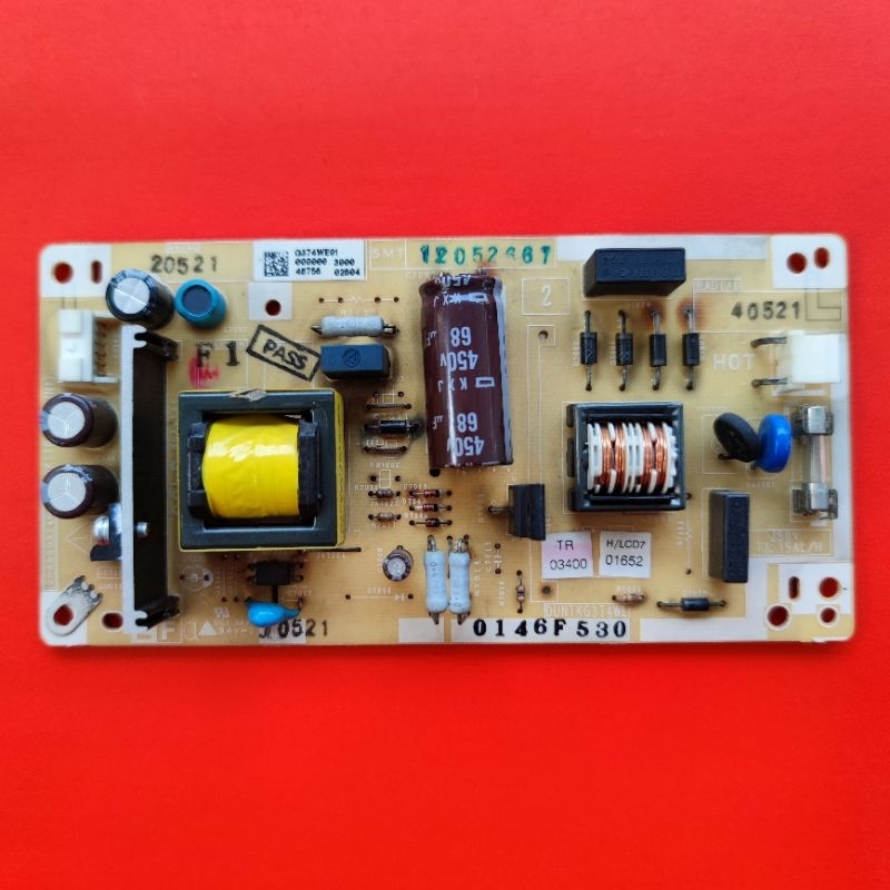 psu power suplay regulator tv sharp LC-19LE150M LC19LE150M LC - 19LE150M