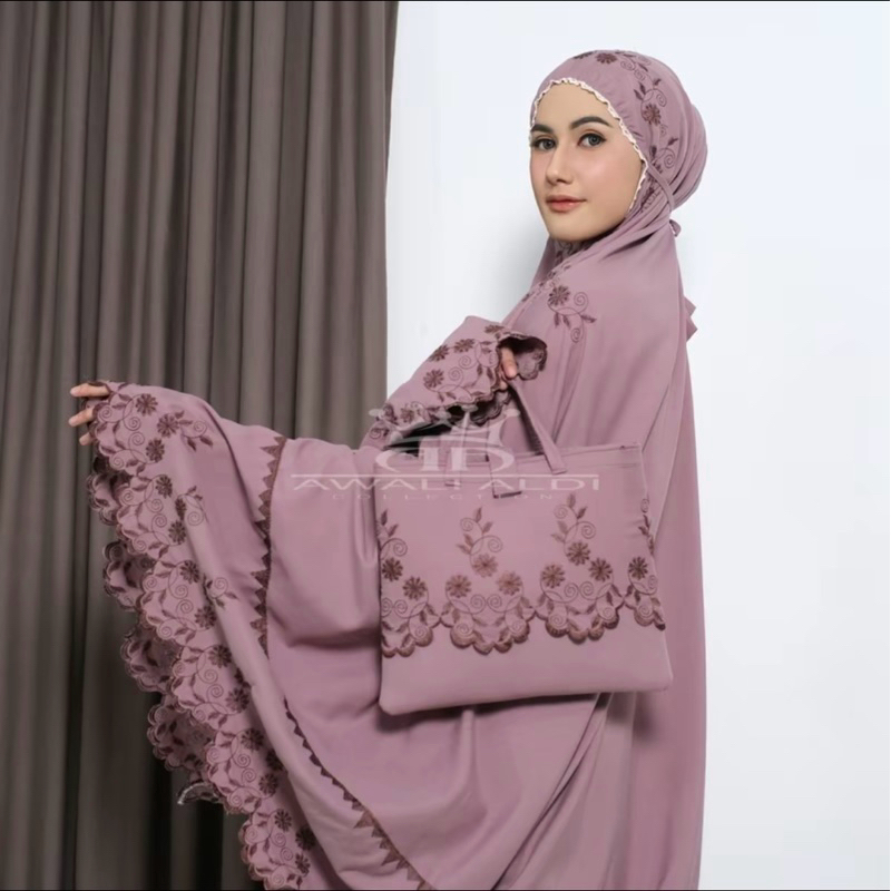 mukenah bordir kejora mukenah dewasa mukenah premium