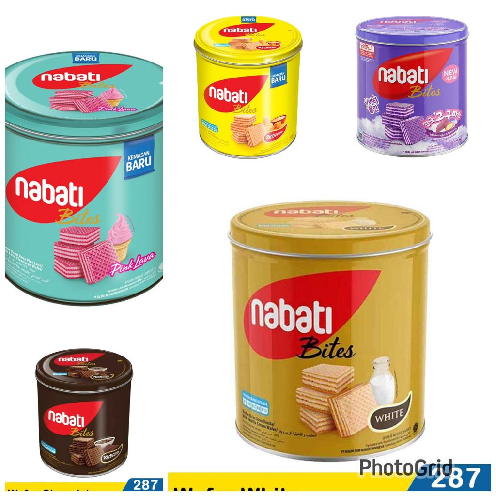 

Nabati Richoco Wafer Bites Kaleng 287Gr