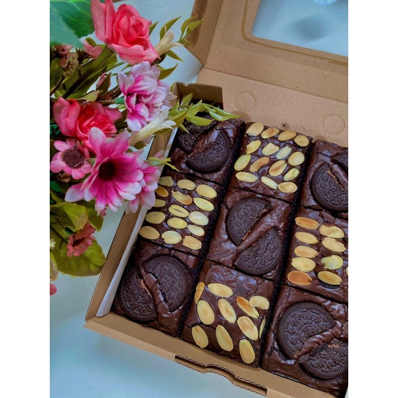 

[ZOLAS COFFEE] Brownies Panggang Brownies Coklat Brownie Sekat Coklat Enak Brownies Sekat