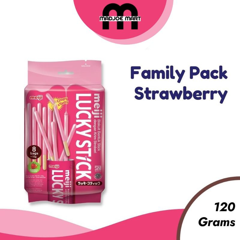 

Lucky Stick Strawberry Family Pack 120gr