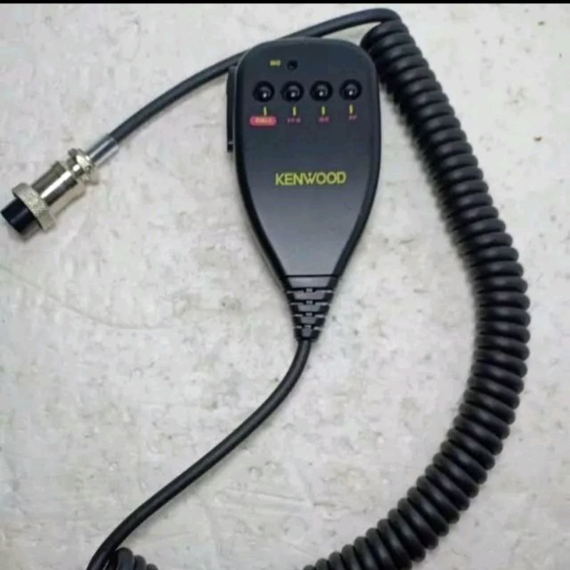 MIC RIG KENWOOD TM231 TM241 MC-44 8PIN BESI HANDMIC MICROPHONE MIKROFON TM201