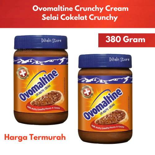 

Ovomaltine Crunchy Cream 380 Gram Selai Cokelat