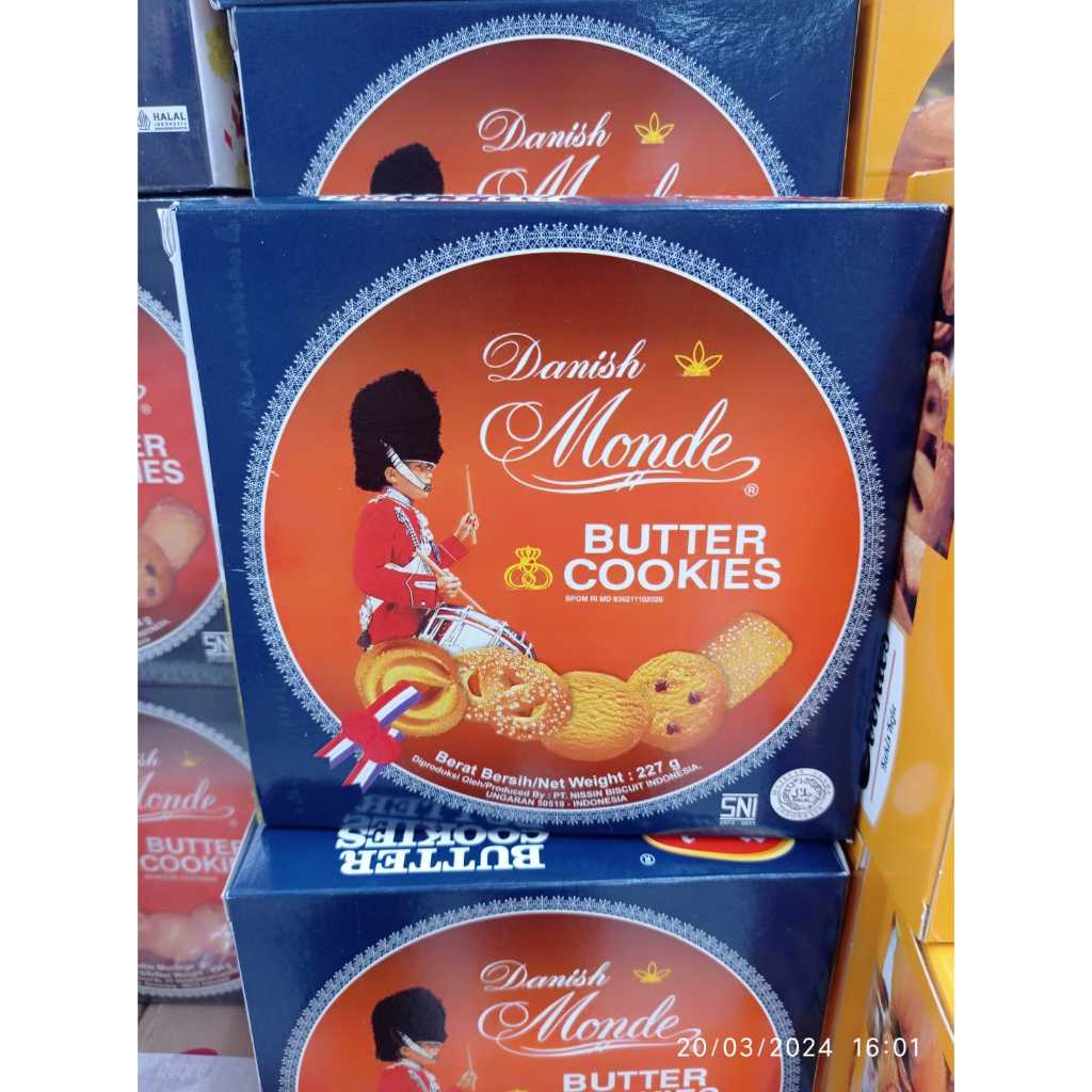 

MONDE BISCUITS BUTTER COOKIES 227GR - BISKUIT LEBARAN