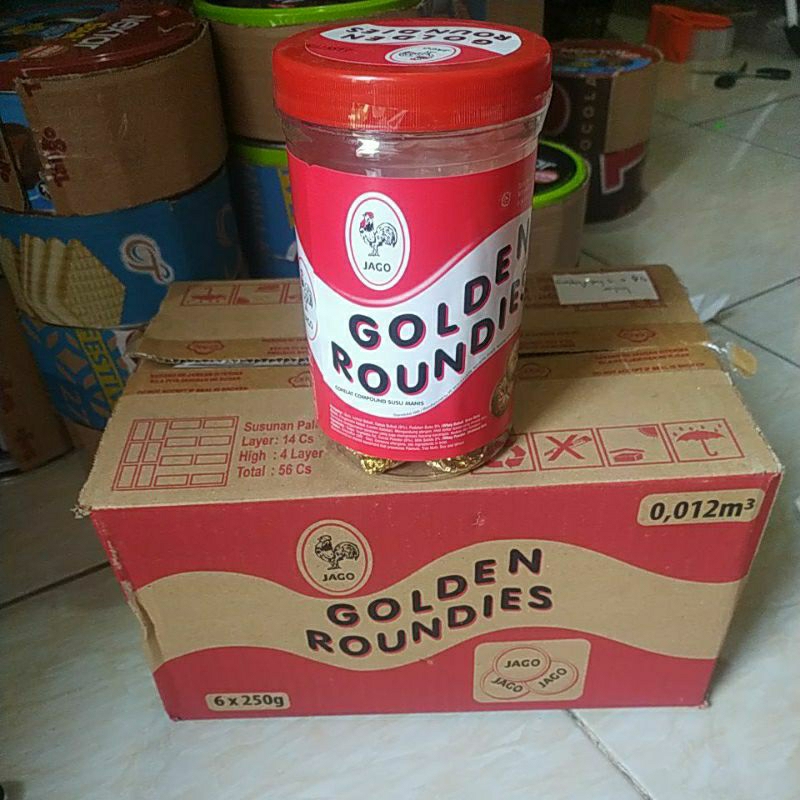 

Golden Roundien 250g, cokelat jago