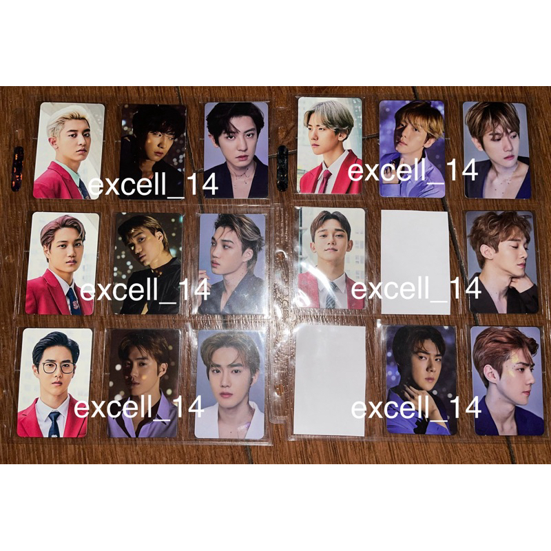 PHOTOCARD CHEN FORTUNE CARD EXplOration (2 pc) CHEN JASMER