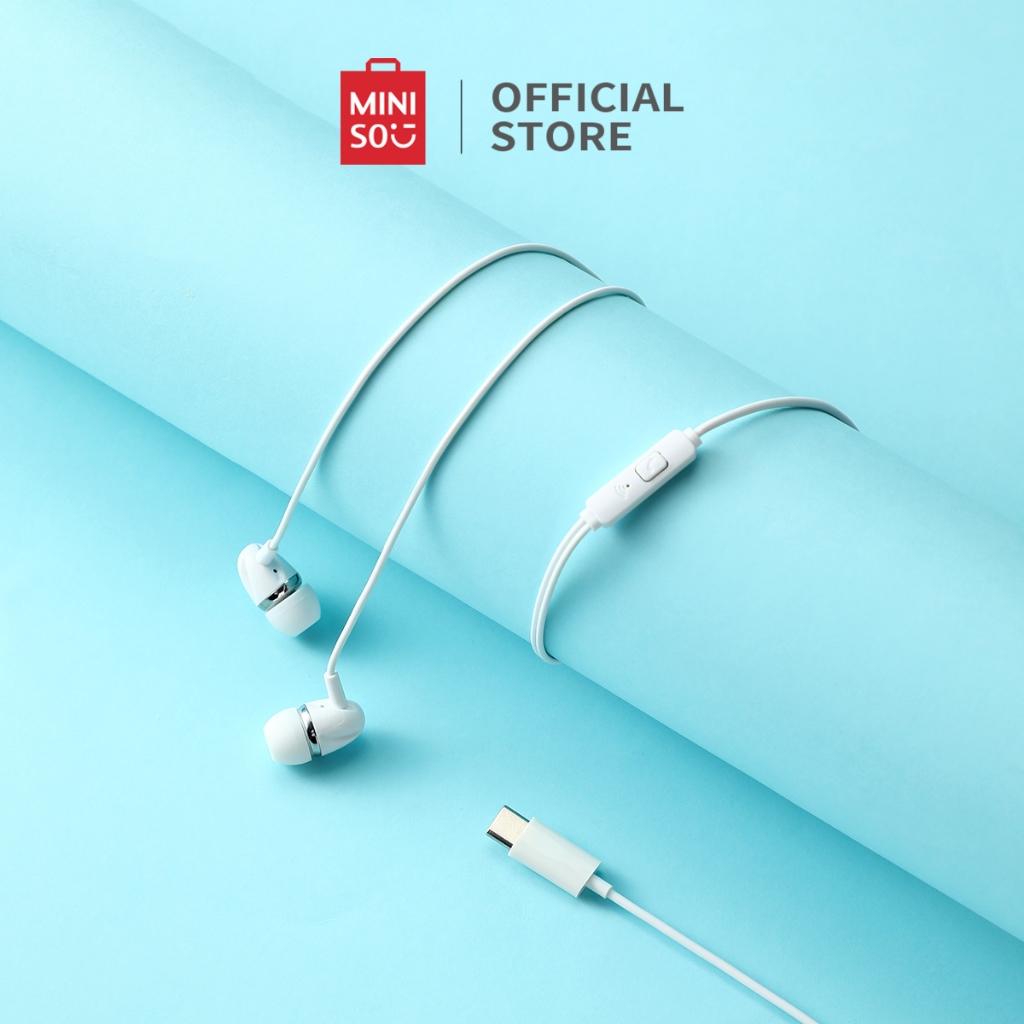 MINISO Earphone Headphone Type C In Ear Stylish Portable Wired High-quality Headphones With Micropho