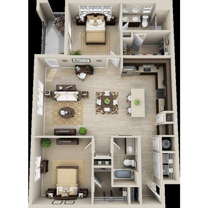 model desain rumah 2 lantai dengan konsep modern