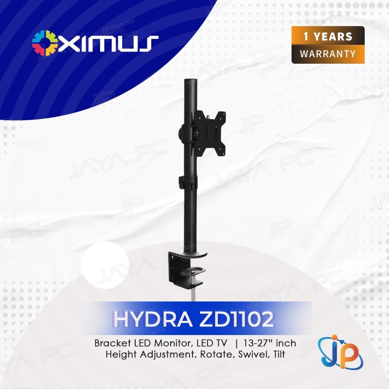 Oximus HYDRA ZD1102 - Desk Mount Bracket LED Monitor 13 - 27" Inch