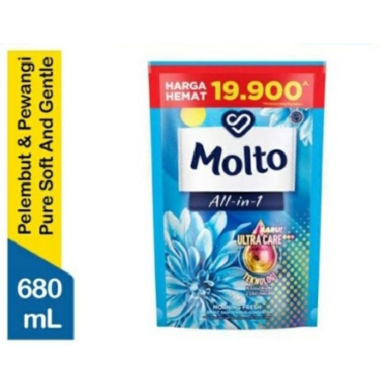 Molto all in one pewangi pelembut pakaian 680ml