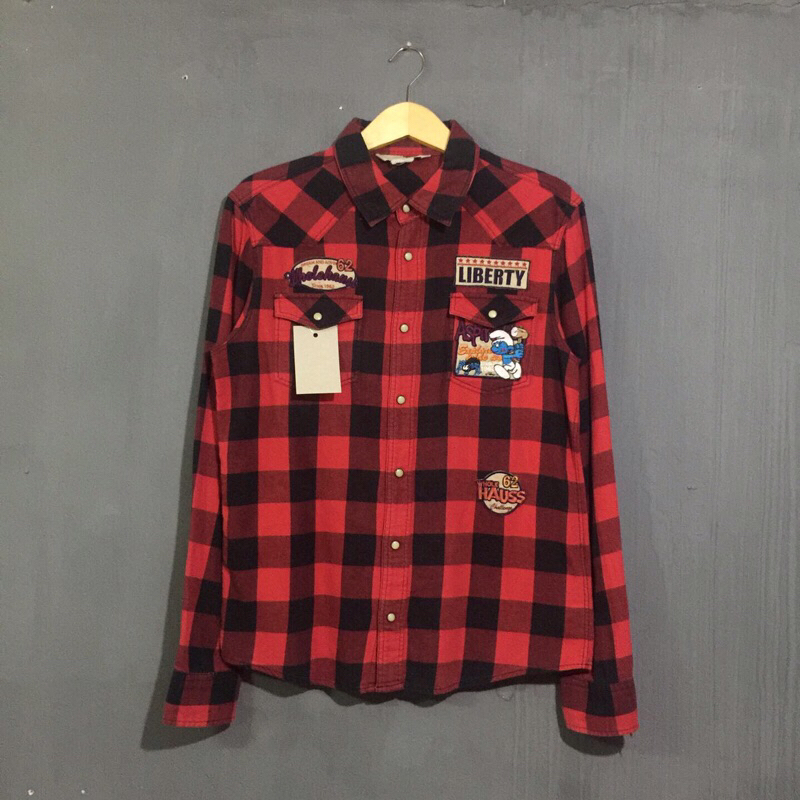 kemeja flanel WHOLE HAUSS