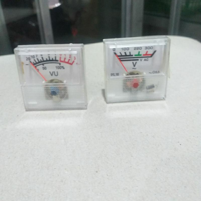 VU meter Dc kecil / Volt Meter Ac kecil