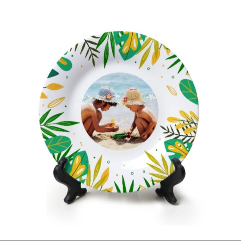 Piring Hias Foto Custom