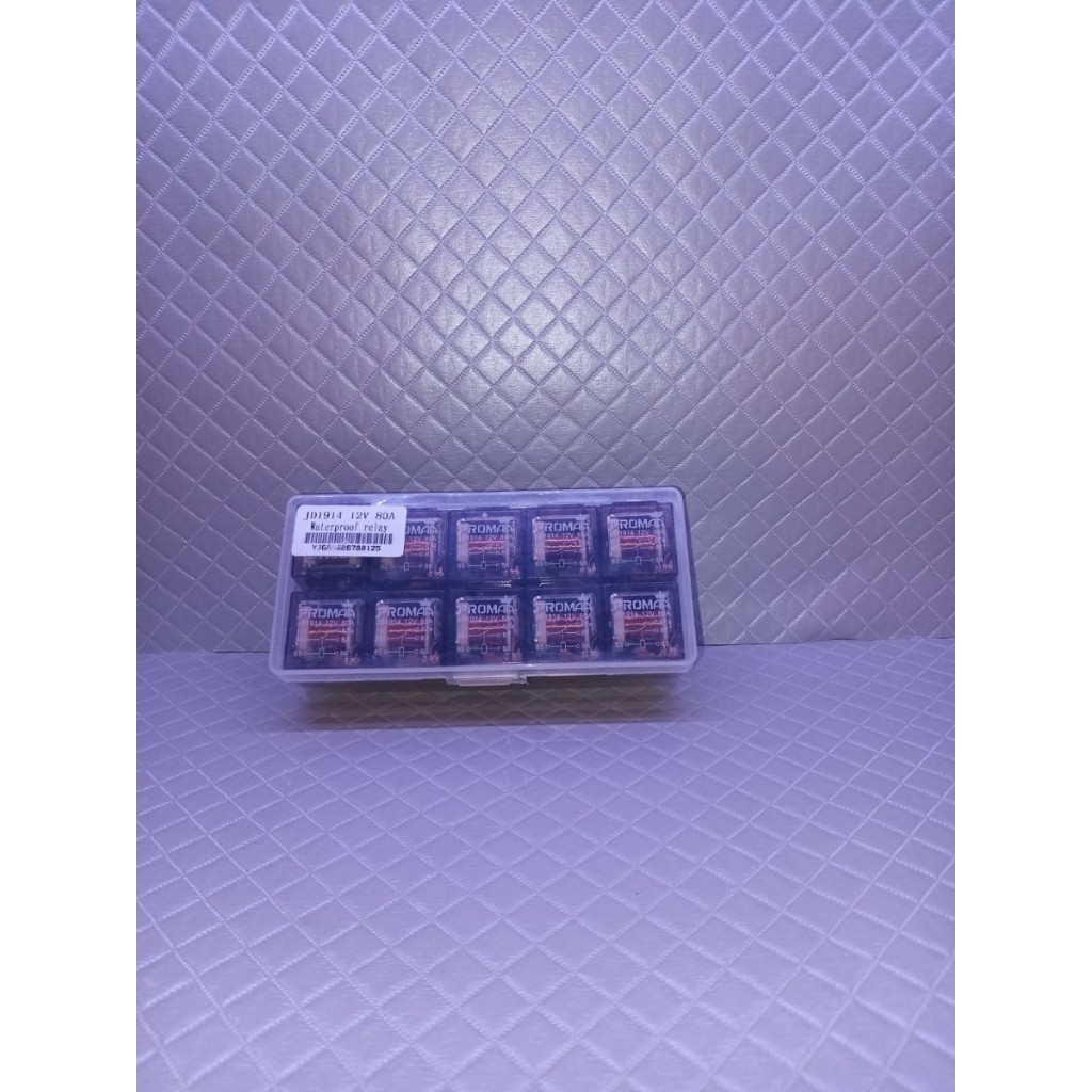 Relay Kaki 5 / 5 Pin 12V 80A (87A) Transparant Waterproof - PROMATA