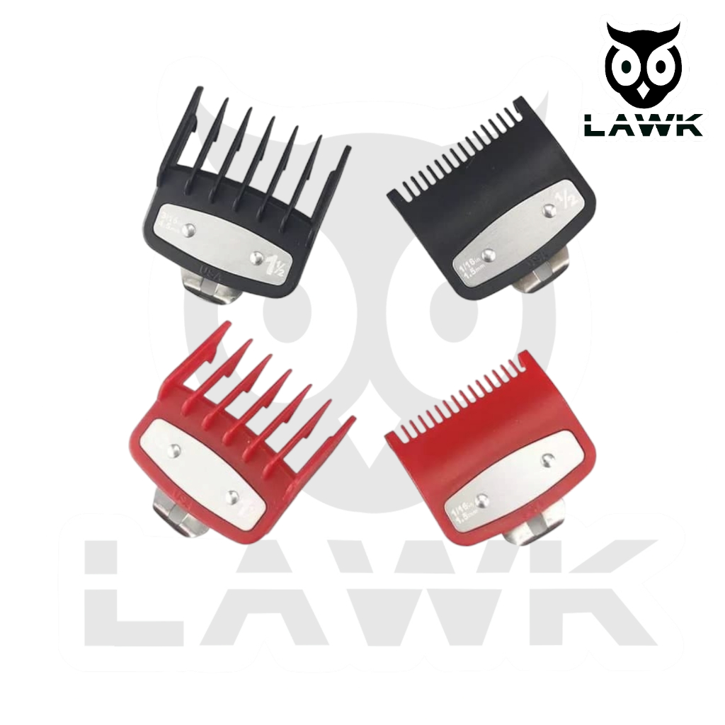 Set guard clipper 0,5 1,5 / sepatu mesin cukur rambut plat besi premium