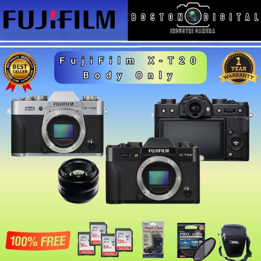 FUJIFILM XT20 BODY ONLY / FUJIFILM X-T20 BODY ONLY