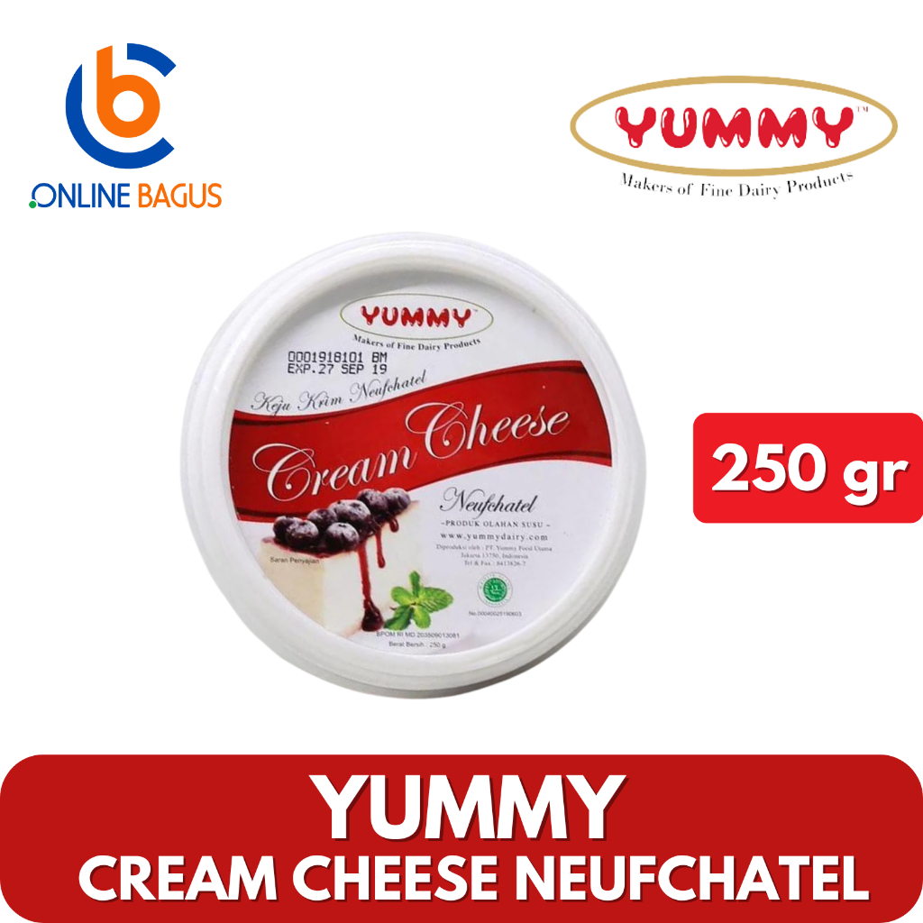 

YUMMY Cream Cheese Neufchatel 250 gr