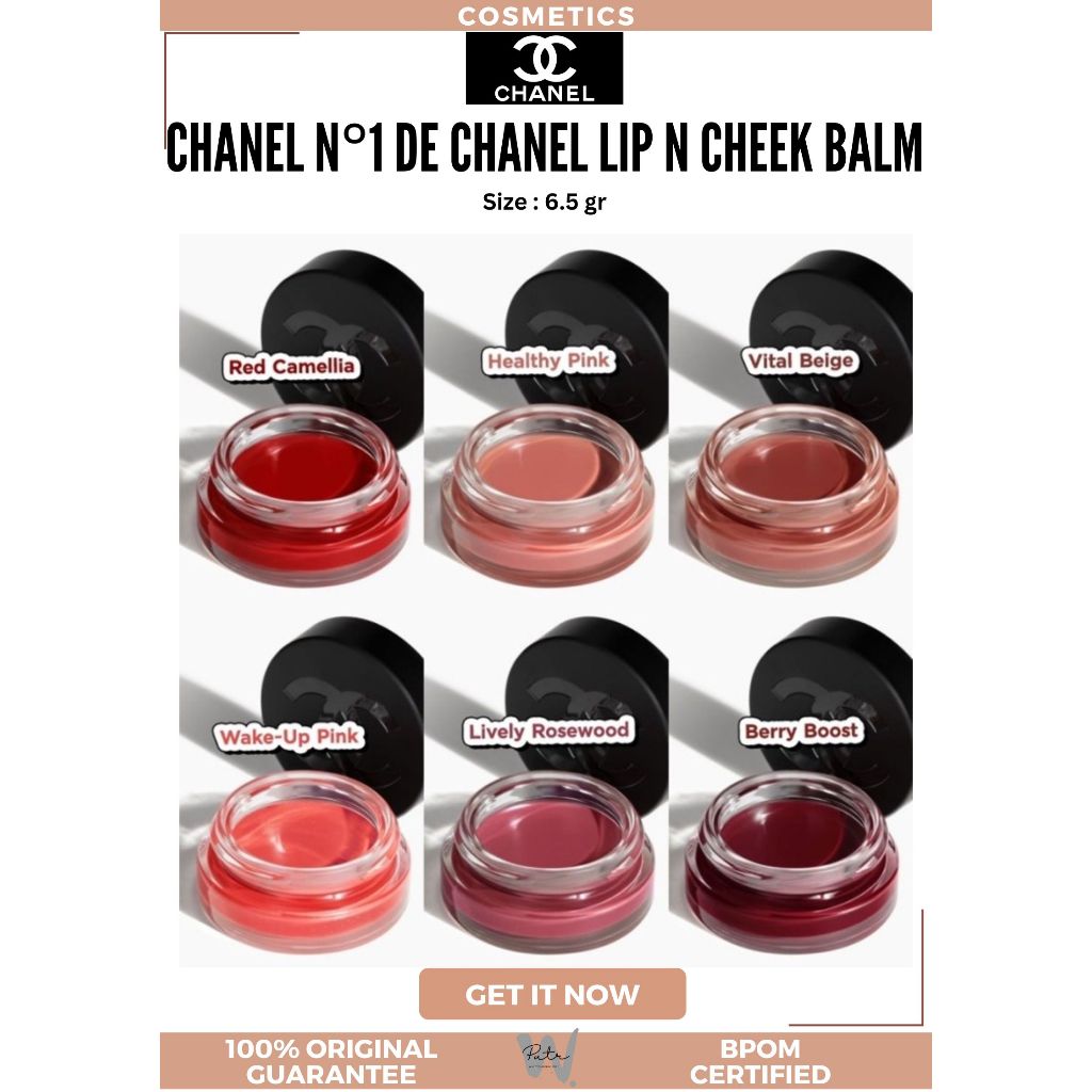 BPOM CHANEL No 1 DE CHANEL LIP CREAM AND BLUSH CHEEK CREAM BALM