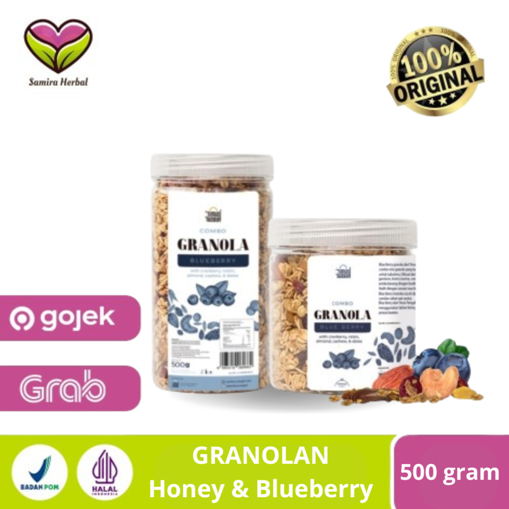 

COMBO GRANOLA TIMUR TENGAH - Granola Blueberry & Honey - 500GR