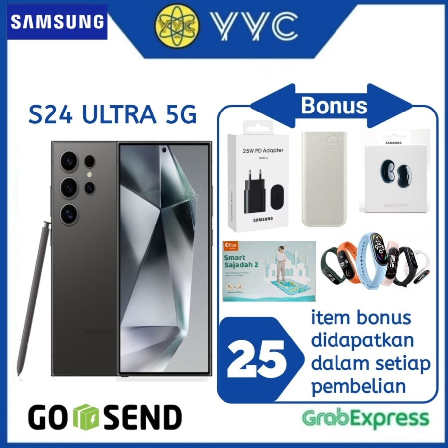 SAMSUNG GALAXY S24 ULTRA 5G RAM 12/256GB - GARANSI RESMI