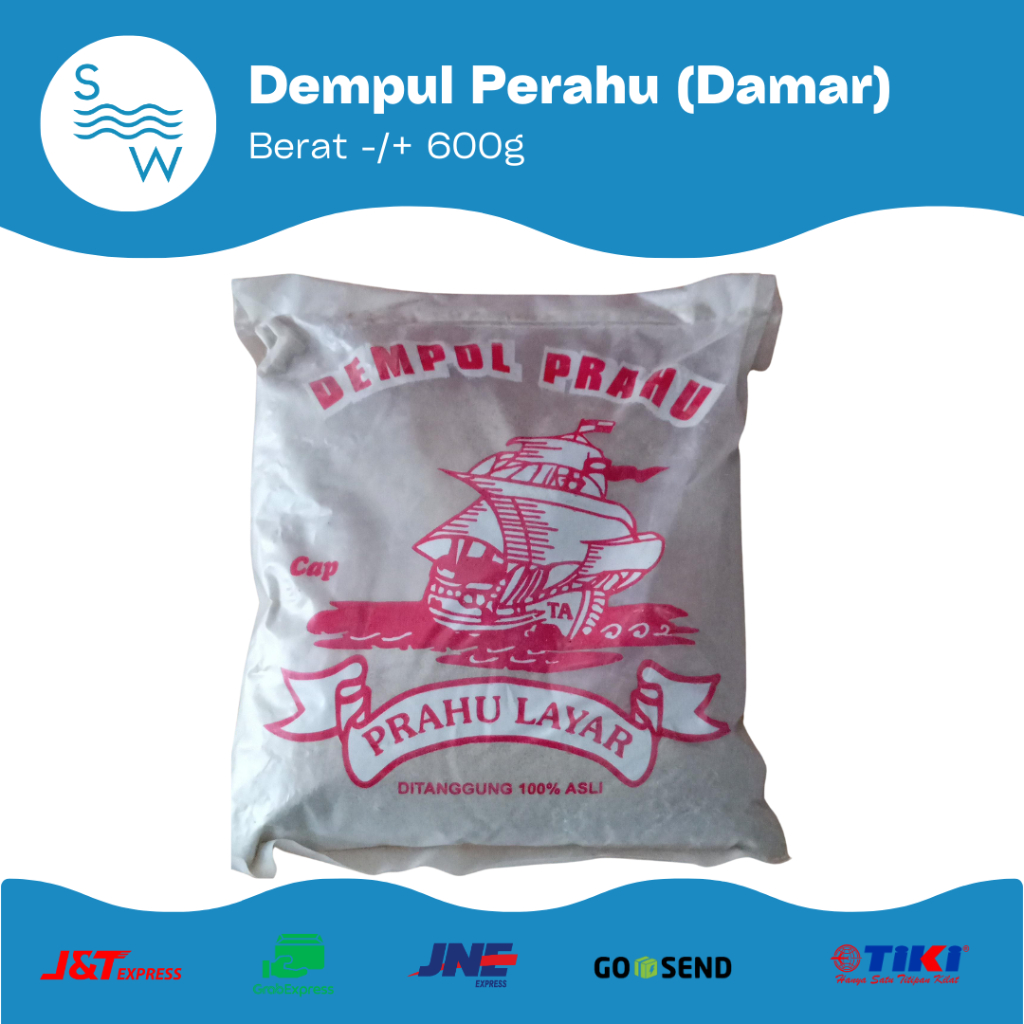 Dempul Perahu (Damar)