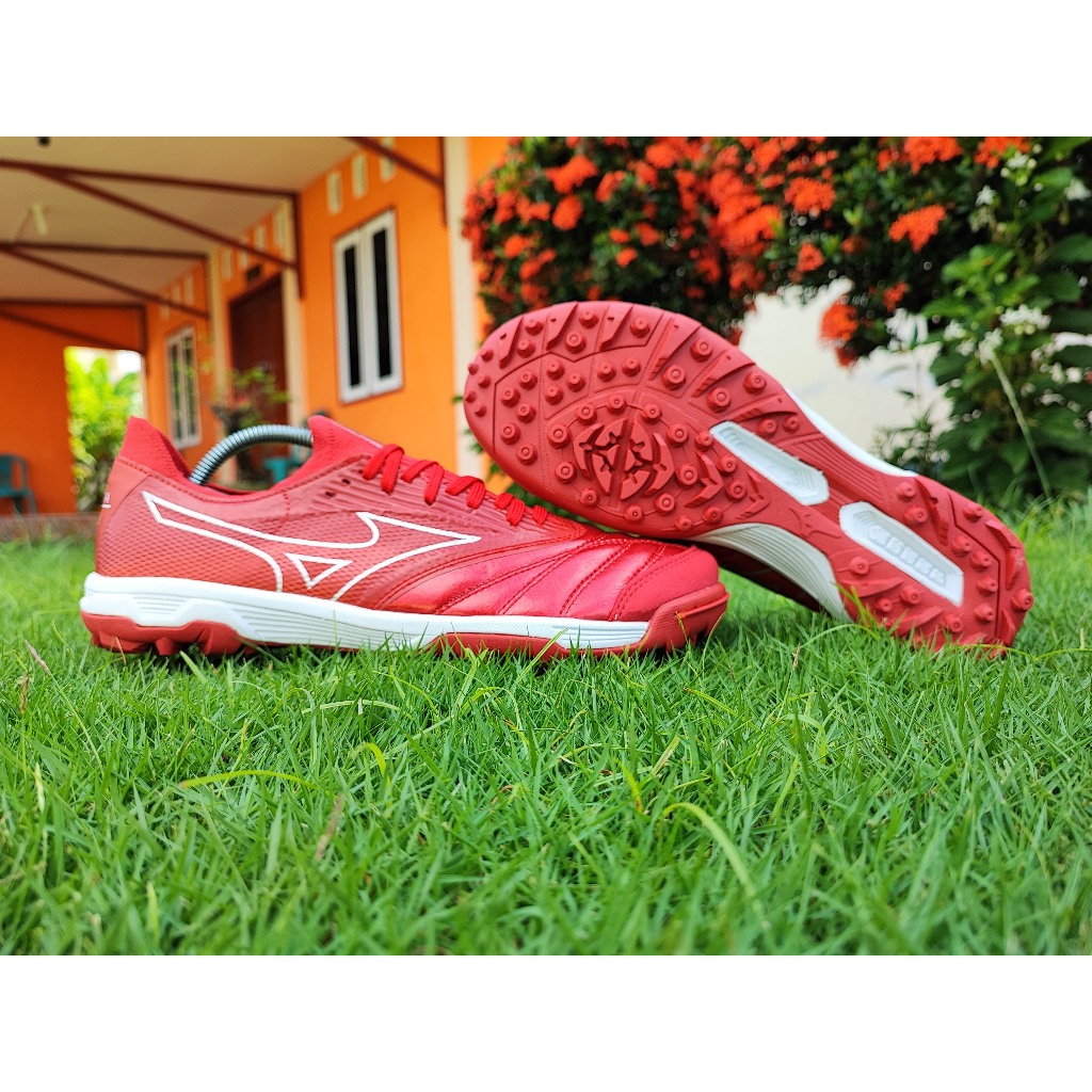 Sepatu Futsal Mizuno Morelia Neo Sala Beta Japan Turf Red White