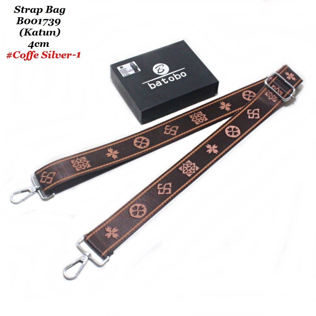 Tali Tas Selempang B001739 Tali Tas Besi Emas & Silver I Besi Tebal LongStrap