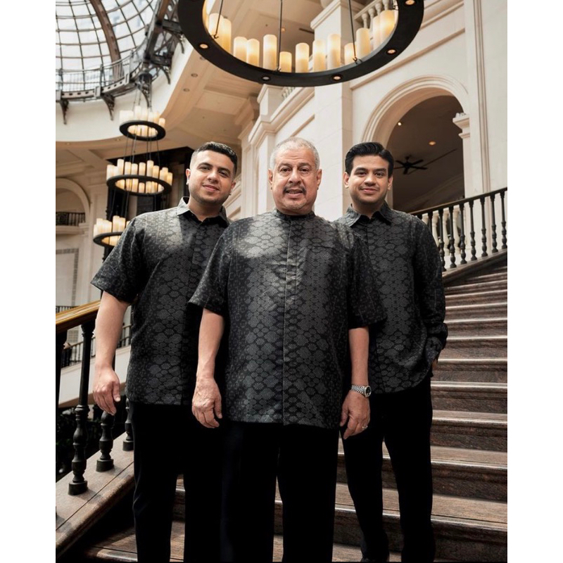 solace shirt black koko dan kemeja heylocal id heymale id size L