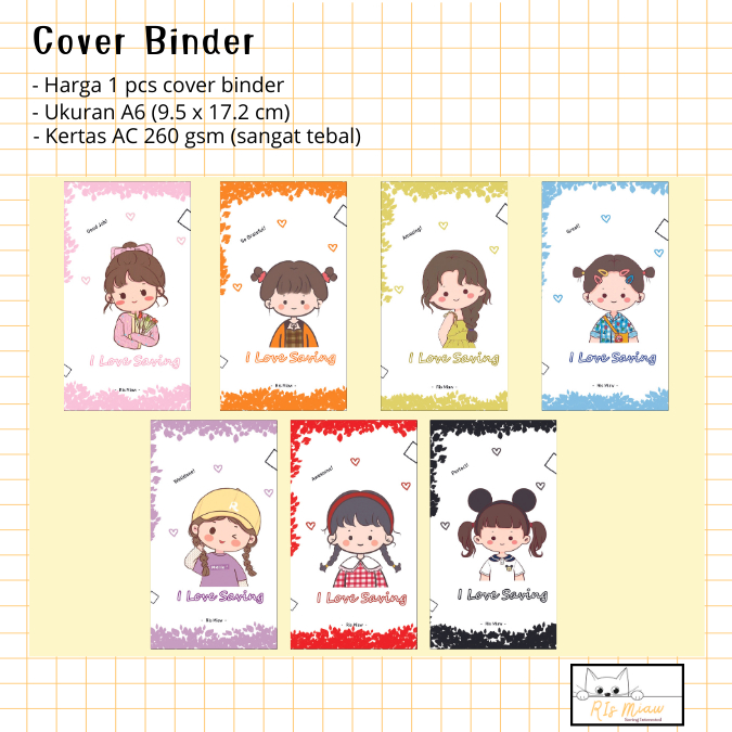 

Cover Binder A6 | Cover Binder Sinking Funds