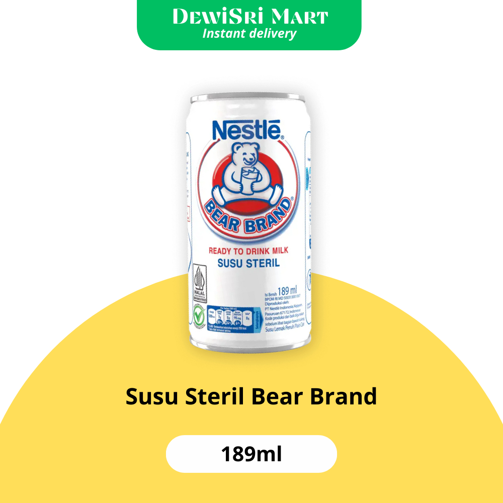 

Susu Steril Bear Brand 189ml - Dewi Sri Mart!