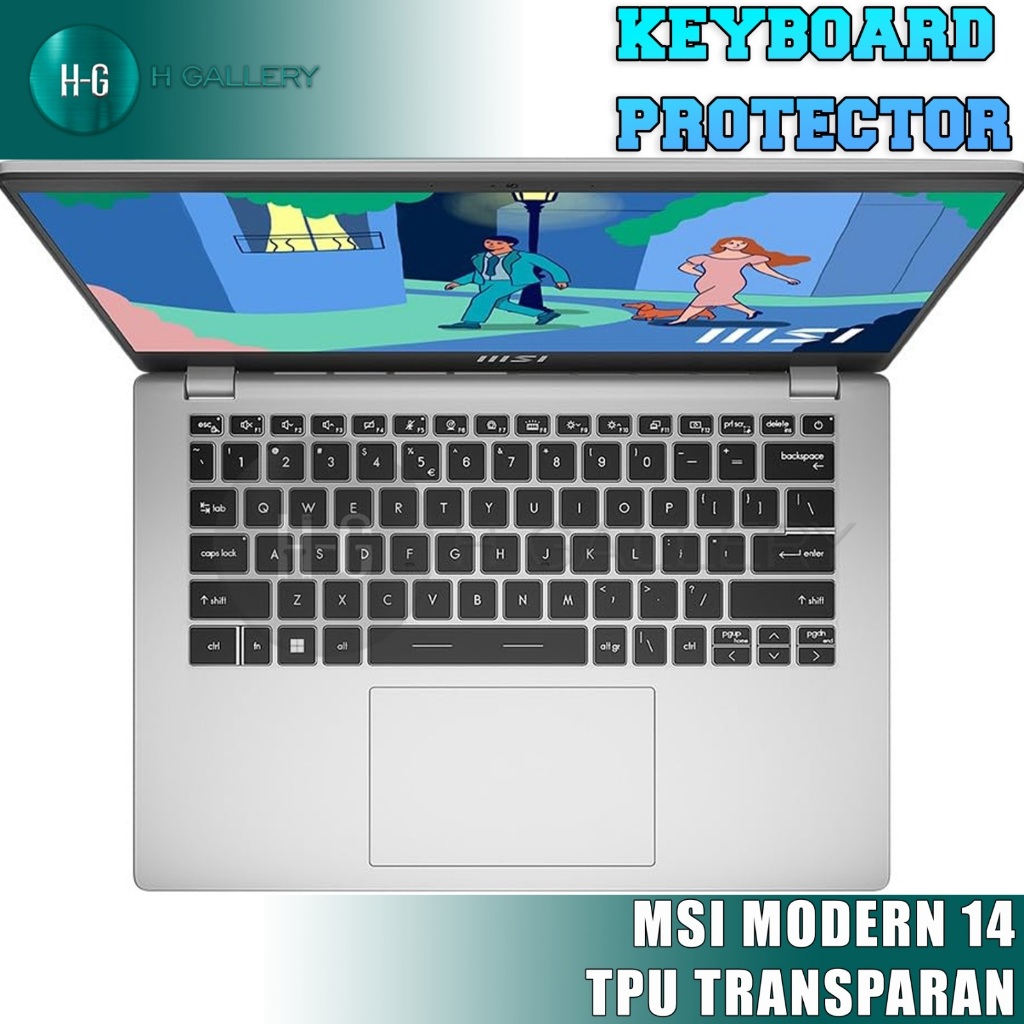 MSI Modern 14 / MSI Prestige 14 / MSI Summit E14 KEYBOARD PROTECTOR *S