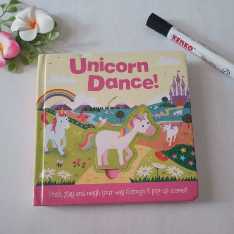 Boardbook anak preloved Unicorn Dance