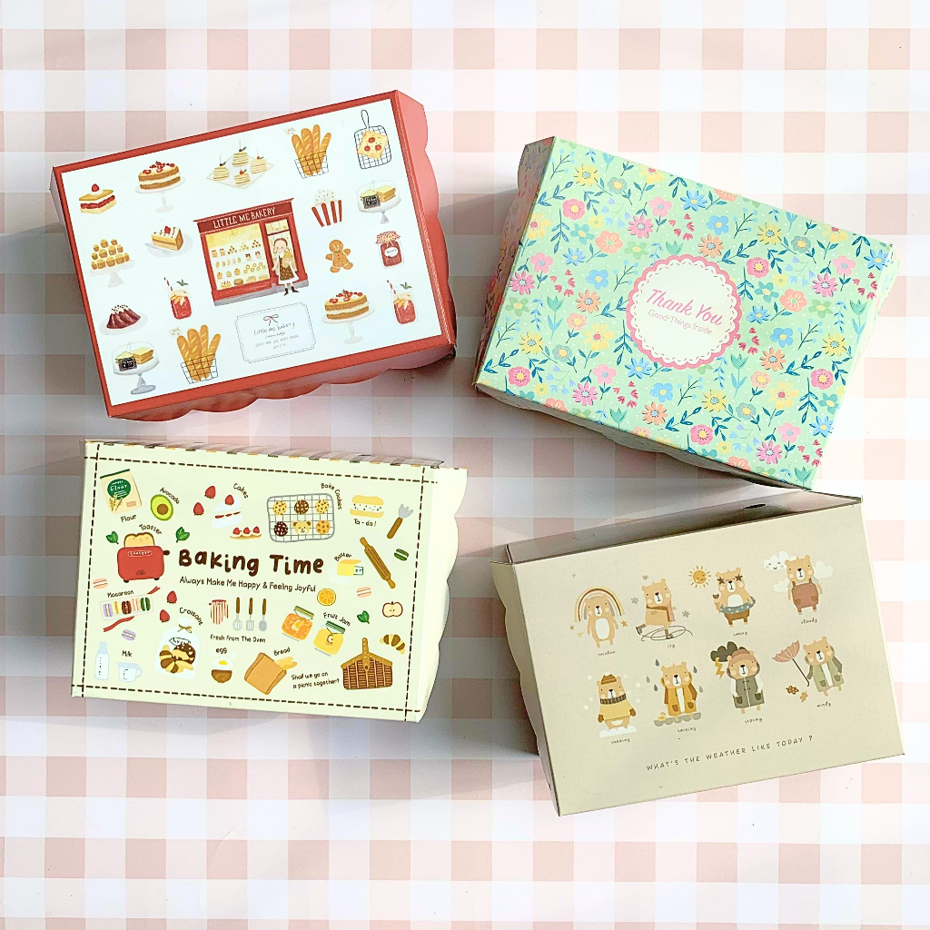 

Kotak kue Qiuqiu R5 | Snack Box | Cake Box | Dos Roti motif